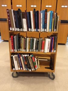 Book Cart at Kohler Art Library