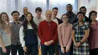 Members of the David Baum Lab with Professor Baum in the center.