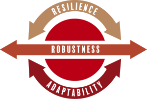 Resilience, Robustness, Adaptability logo