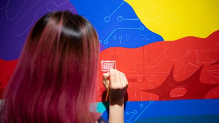 New interactive mural invites exploration and engagement with science
