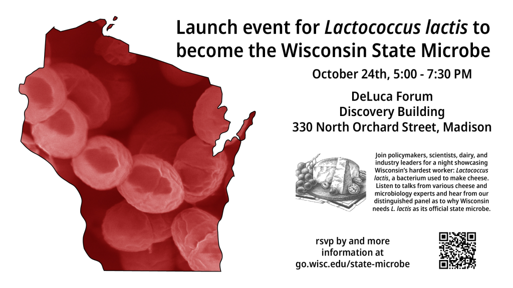 Flyer for State Microbe Launch event