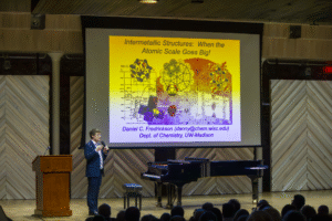 SoundWaves lecture in Hamel Hall