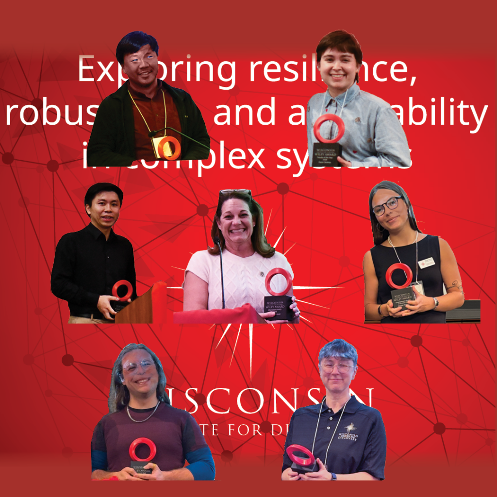 2025 Wiley award winners collage holding their awards.