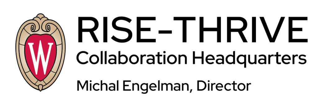 Rise thrive uw logo crest
